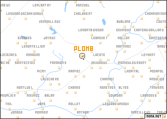 map of Plomb