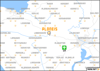 map of Plonéis