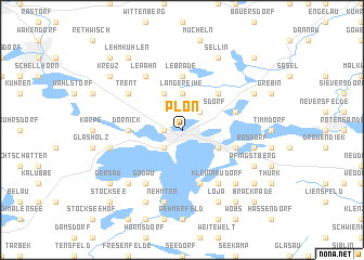 map of Plön