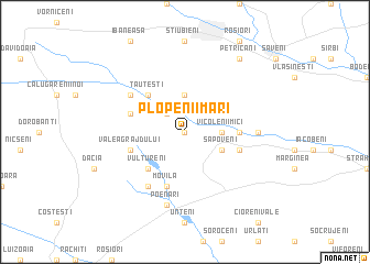 map of Plopenii Mari