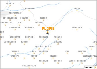 map of Plopiş