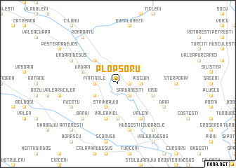 map of Plopşoru