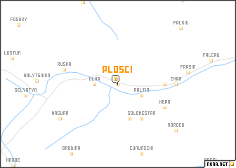 map of Plosci