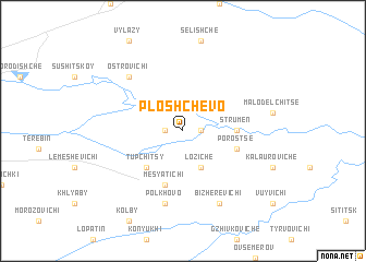 map of Ploshchevo