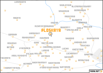 map of Ploskaya