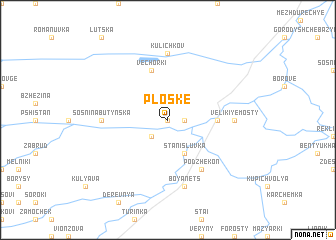 map of Ploske