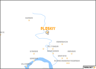 map of Ploskiy