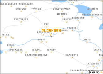 map of Ploskoshʼ