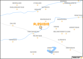 map of Ploskovo