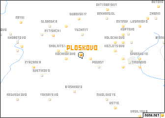 map of Ploskovo