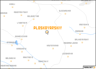 map of Ploskoyarskiy