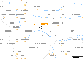 map of Ploskoye