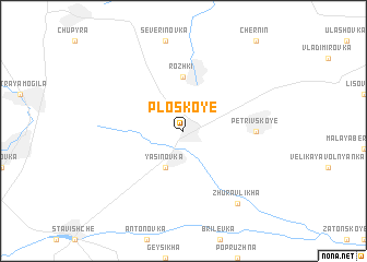 map of Ploskoye