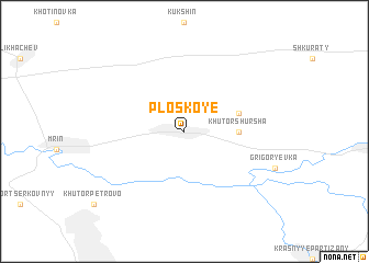 map of Ploskoye