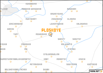 map of Ploskoye