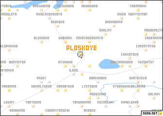 map of Ploskoye