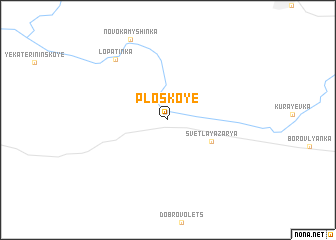 map of Ploskoye