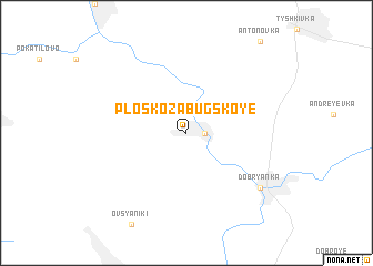map of Plosko-Zabugskoye