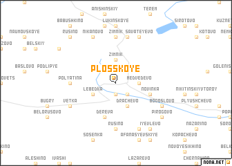 map of Plosskoye