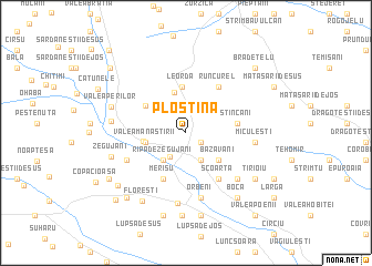 map of Ploştina