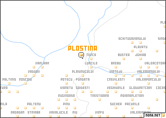 map of Ploştina