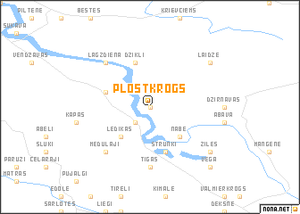 map of Plostkrogs