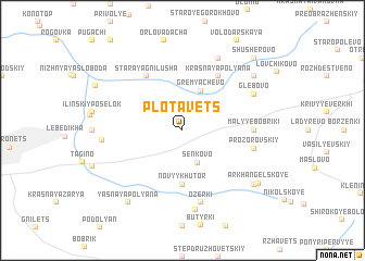 map of Plotavets