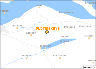 map of Plotinskoye