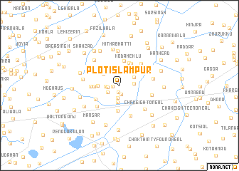 map of Plot Islāmpur