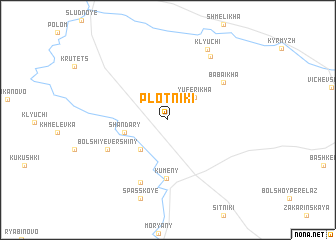 map of Plotniki