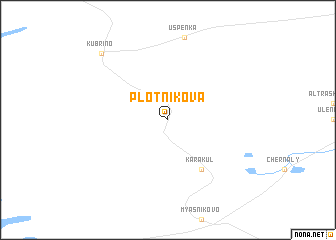 map of Plotnikova