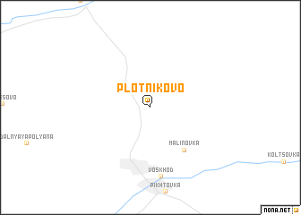 map of (( Plotnikovo ))