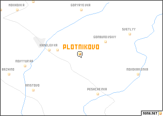 map of Plotnikovo