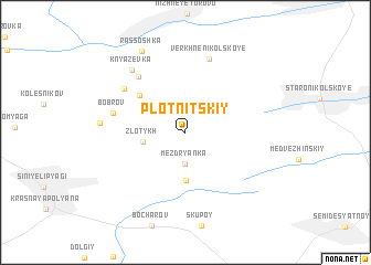 map of Plotnitskiy