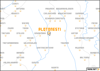 map of Plotoneşti