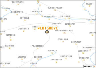 map of Plotskoye