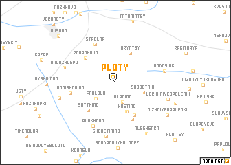 map of Ploty