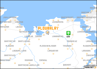 map of Ploubalay