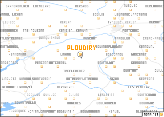 map of Ploudiry