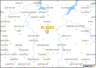 map of Plouëc