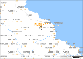 map of Plouhan