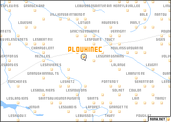 map of Plouhinec