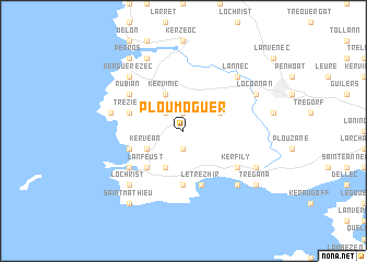 map of Ploumoguer