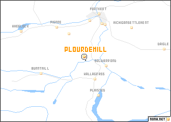 map of Plourde Mill