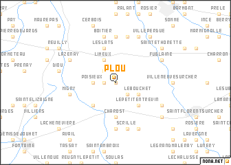 map of Plou