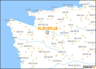 map of Plovanija