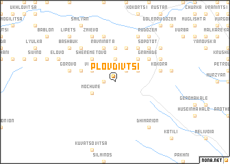 map of Plovdivtsi