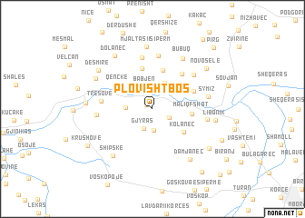 map of Plovisht-Bos