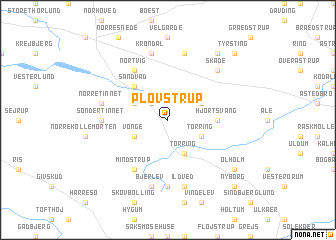 map of Plovstrup