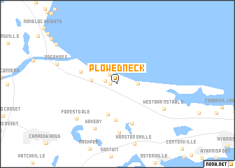 map of Plowed Neck